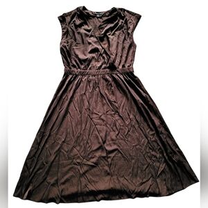 Banana Republic Chocolate Brown Cap Sleeve Dress Size XL